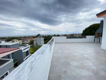 Luxuriös Gebautes 4 1 Sommerhaus Mit Freistehendem Eingang In Doğanbey