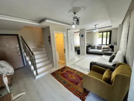 3 In 1 Maisonette-Wohnung Zum Verkauf In Der Nähe Des Meeres Mit Großem Garten In Ürkmez