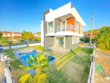 4 1 Villa Zum Verkauf In Seferihisar Sığacık Mit Freistehendem Einzelpool Full Sea