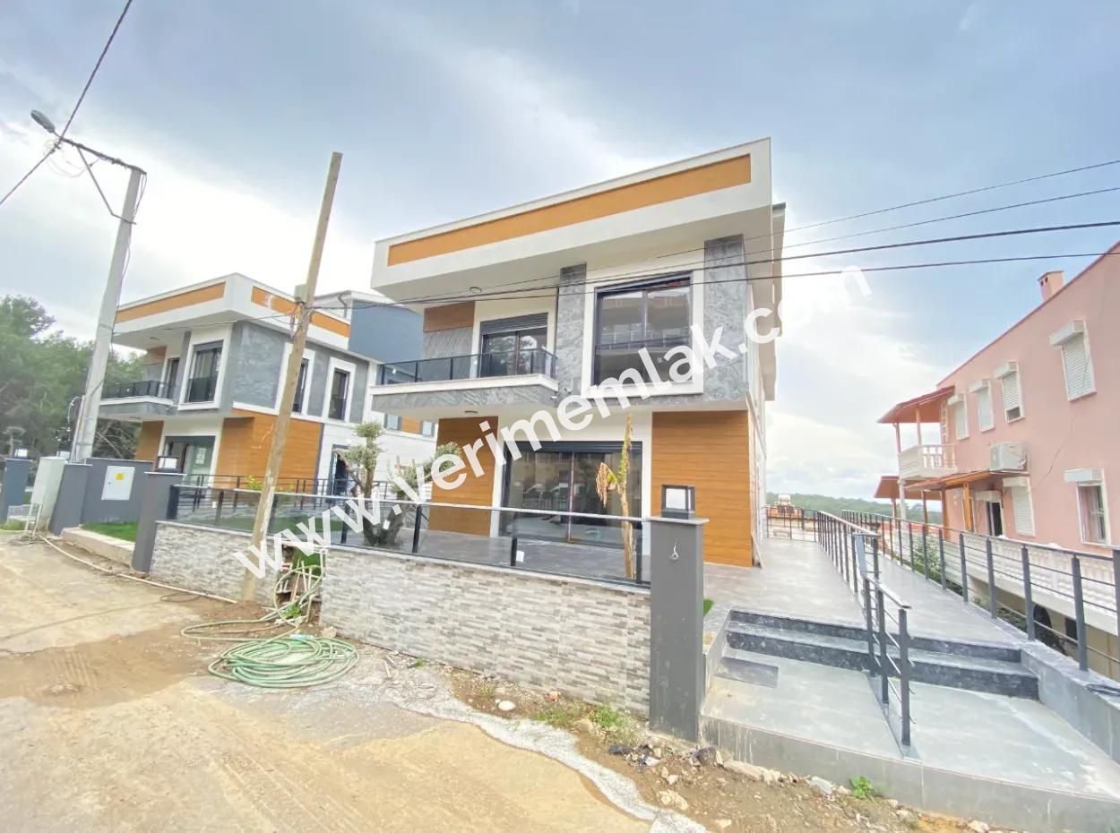 3 1 Villa For Sale In Ozdere With Underfloor Heating Detached Fuıı Sea View