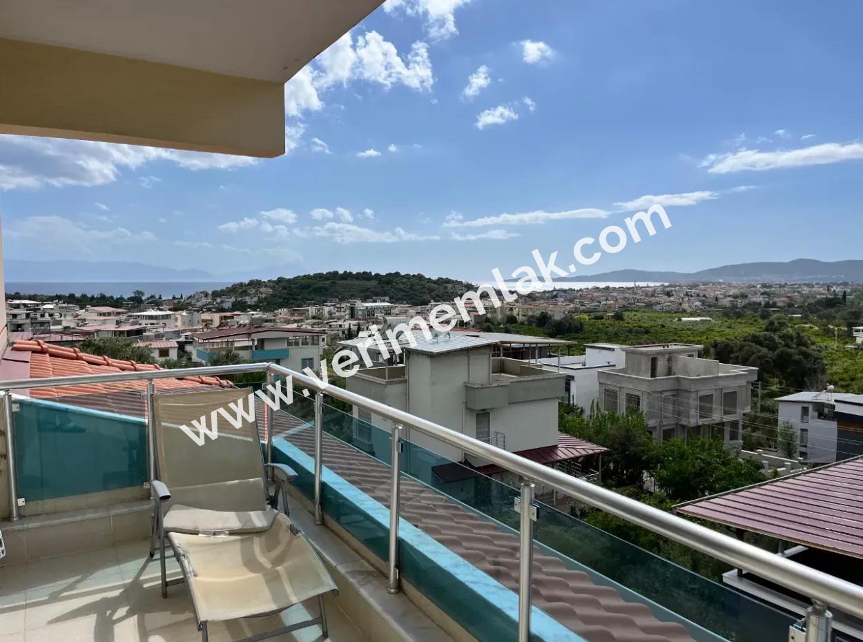 4 2 Triplex For Sale With Sea, City, Nature View In Ürkmez