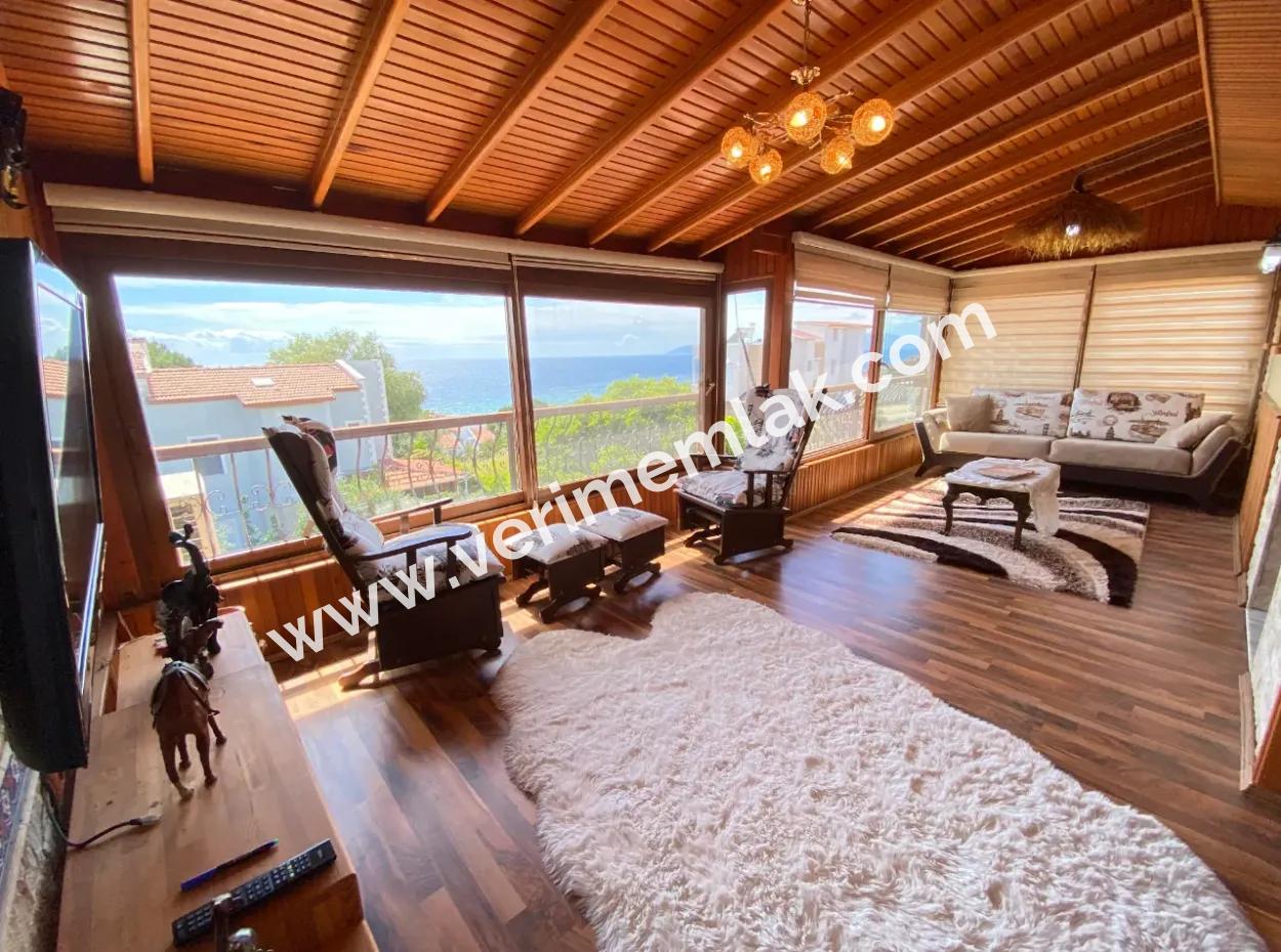 Doganbey Ataturk Mh. 5 1 Villa For Sale With Full Sea View