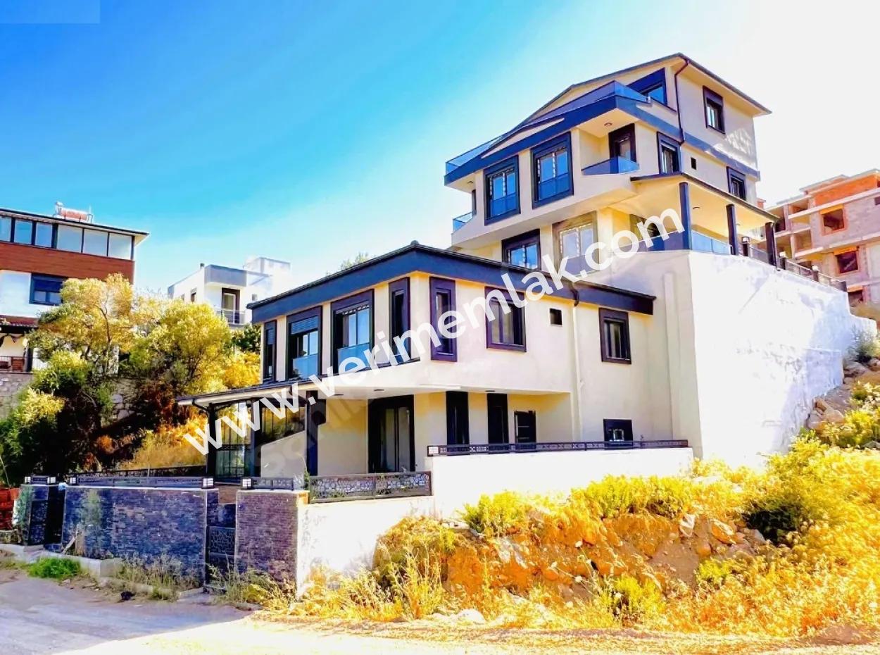 2 1 Villa For Sale In Doganbey With Full Sea View Garden