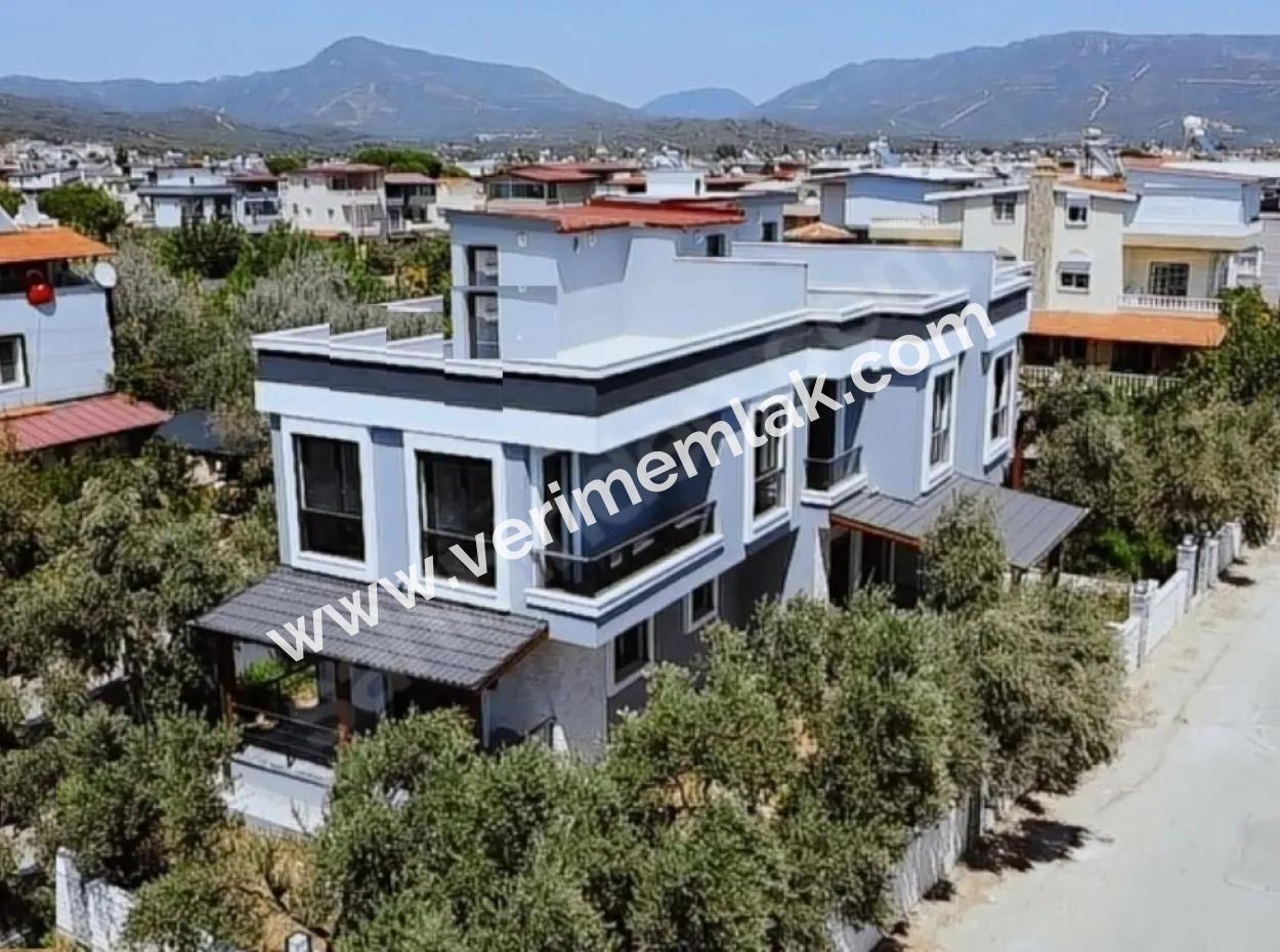 Doganbey De Deniz Near Front Green Area Corner 3 1 Villa