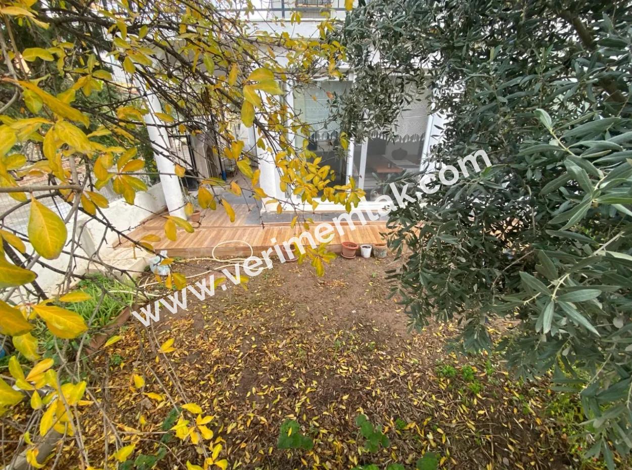 1 1 Apartment For Sale With Garden Close To The Sea In Doğanbey