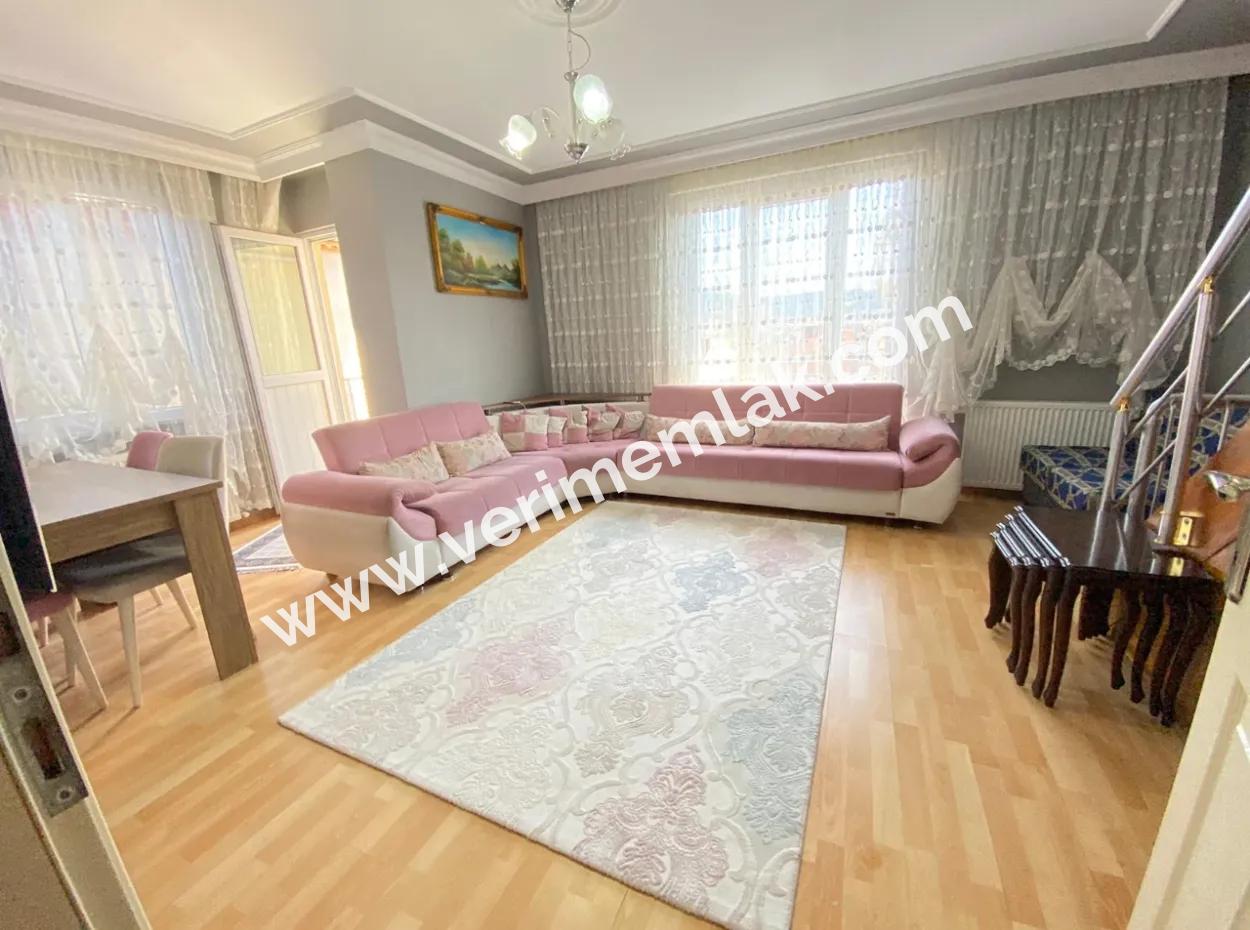 160M2 Duplex Apartment For Sale In Samandira De Full Manzarli