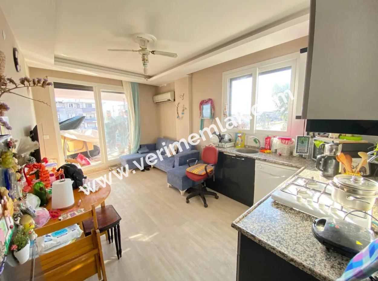 1 1 Apartment For Sale With Elevator With Sea View In Doğanbey