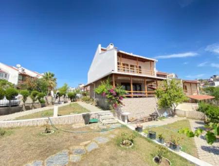 3 1 Villa For Sale With Full Sea View Large Garden On The Sea Side In Doğanbey