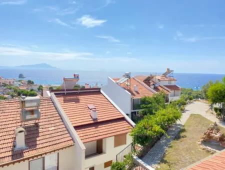 3 1 Villa For Sale With Full Sea View Large Garden On The Sea Side In Doğanbey