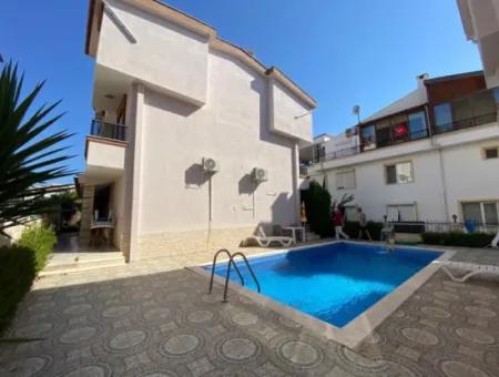 3 1 Villa For Sale On The Land Side With Garden And Pool In Özdere Havacılar