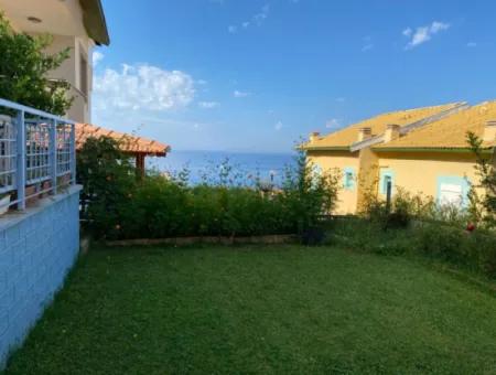 3 1 Villa For Sale In Doganbey With Full Sea View Pool