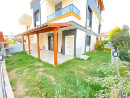 3 1 Villa For Sale In Doganbeyde With Garden Near The Sea