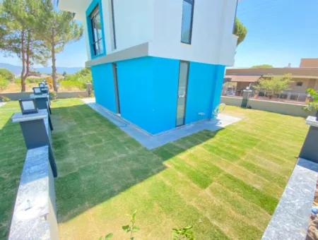 3 1 Villa For Sale With Sea And Nature View And Underfloor Heating In Doğanbey