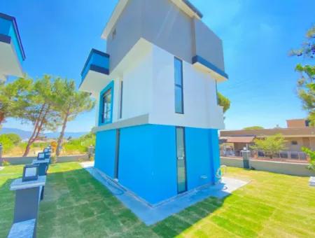 3 1 Villa For Sale With Sea And Nature View And Underfloor Heating In Doğanbey