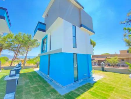 3 1 Villa For Sale With Sea And Nature View And Underfloor Heating In Doğanbey