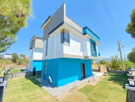 3 1 Villa For Sale With Sea And Nature View And Underfloor Heating In Doğanbey