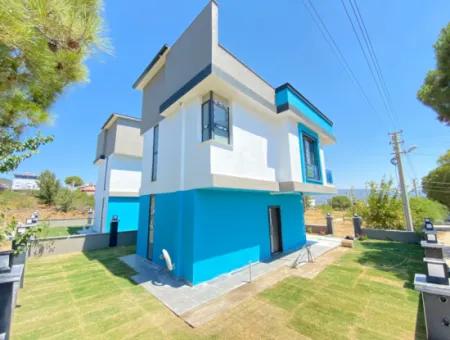 3 1 Villa For Sale With Sea And Nature View And Underfloor Heating In Doğanbey