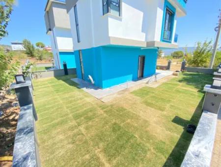 3 1 Villa For Sale With Sea And Nature View And Underfloor Heating In Doğanbey