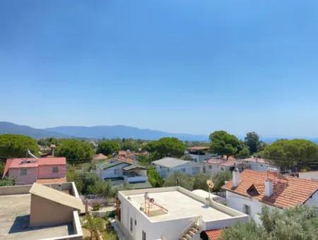 3 1 Villa For Sale With Sea And Nature View And Underfloor Heating In Doğanbey