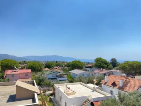 3 1 Villa For Sale With Sea And Nature View And Underfloor Heating In Doğanbey