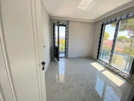 3 1 Villa For Sale With Sea And Nature View And Underfloor Heating In Doğanbey