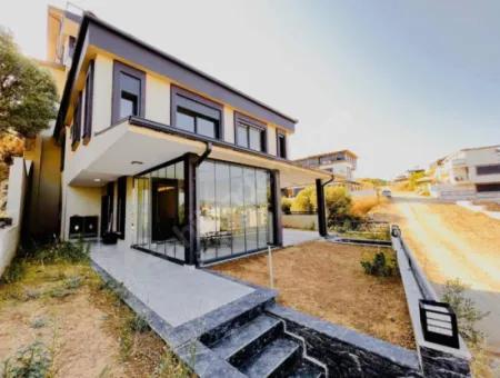 2 1 Villa For Sale In Doganbey With Full Sea View Garden