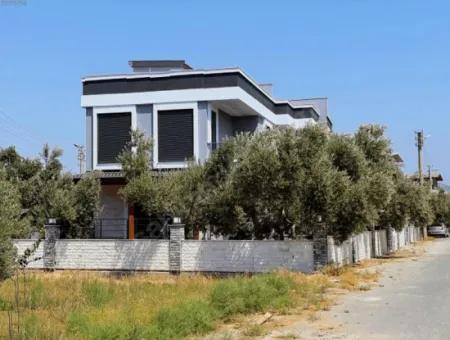 Doganbey De Deniz Near Front Green Area Corner 3 1 Villa