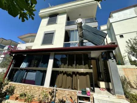 3 In 1 Duplex Apartment For Sale With Garden In Ürkmez