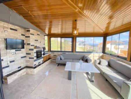 3 1 Villa For Sale Near The Sea With Pool In Doğanbey